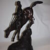 Mountain man Bronze by Fredrick Remington -  Size: 20"L x 8"W x 27"H.