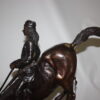 Mountain man Bronze by Fredrick Remington -  Size: 20"L x 8"W x 27"H.