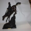 Mountain man Bronze by Fredrick Remington -  Size: 20"L x 8"W x 27"H.