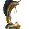 Large Sailfish Bronze Statue -  Size: 38"L x 24"W x 67"H.