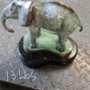 Elephant with trunk up -  Statue -  Size: 13.5"L x 5"W x 12"H.