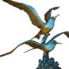 Two Seagull flying  - Bronze Statue -  Size: 36"L x 17"W x 27"H.