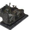 Two ladies Bronze Statue -  Size: 14.5"L x 7"W x 9"H.