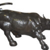 Wall street Bull - large Bronze Statue -  Size: 22"L x 50"W x 33"H.