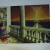 Orlando Quevedo Giclée Lady in Paris Painting -  Size: 21"L x 13.5"W