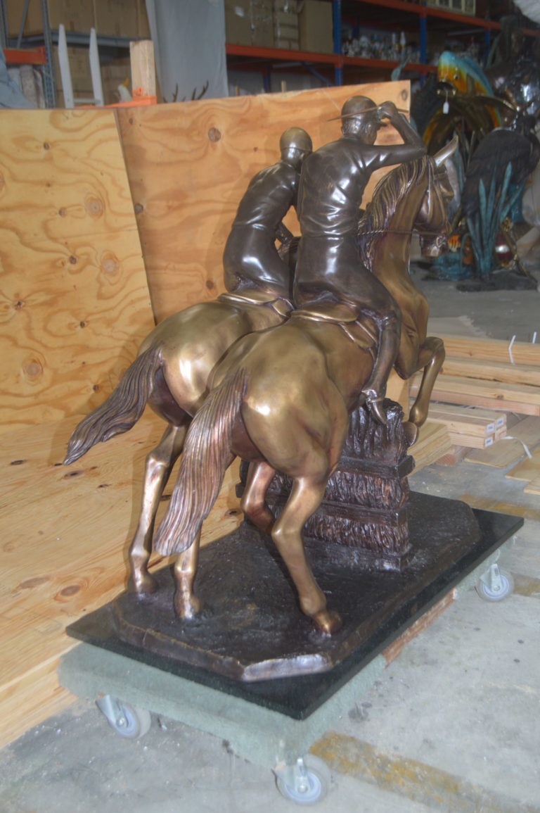 horse racing statues for sale