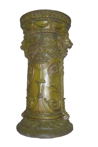 Decoration Vase White Gold And Pink Size 15 L X 9 W X 28 H Nifao