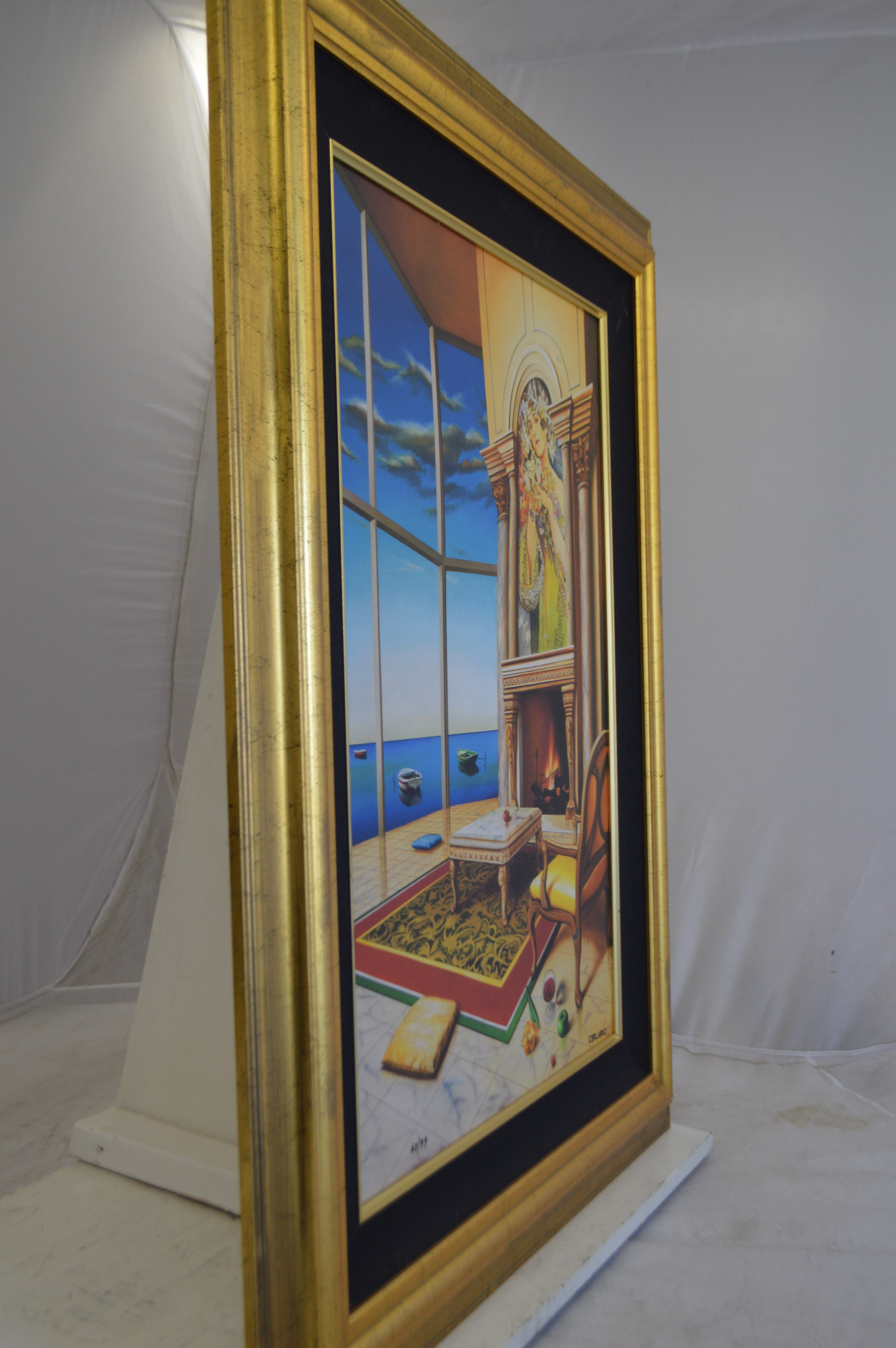 Interior Painting With Mucha By Orlando Quevedo Size 31 L X 41 W