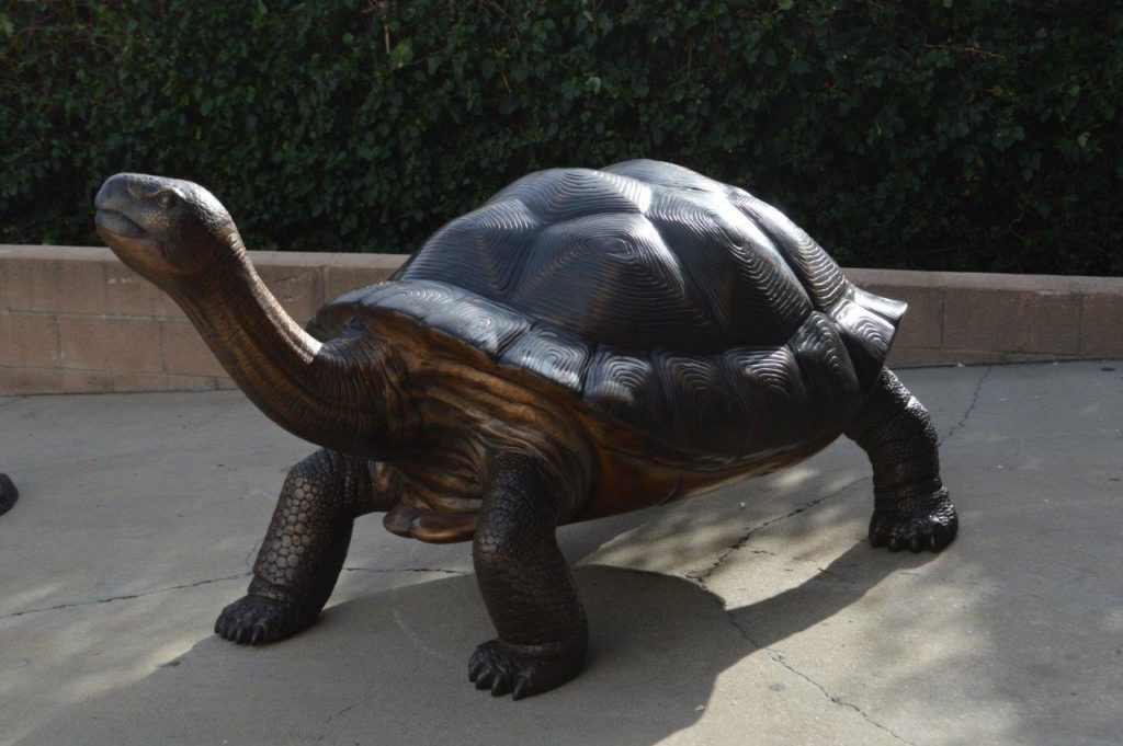 sea turtle outdoor statue