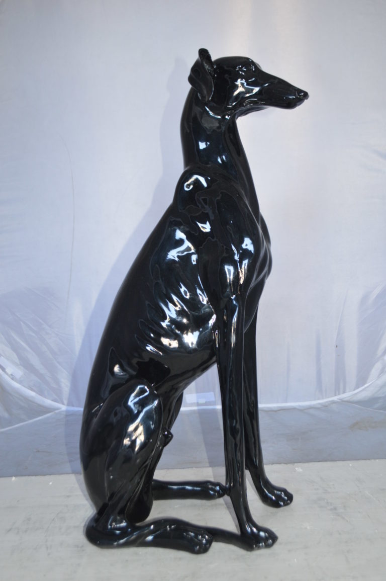 large greyhound statue