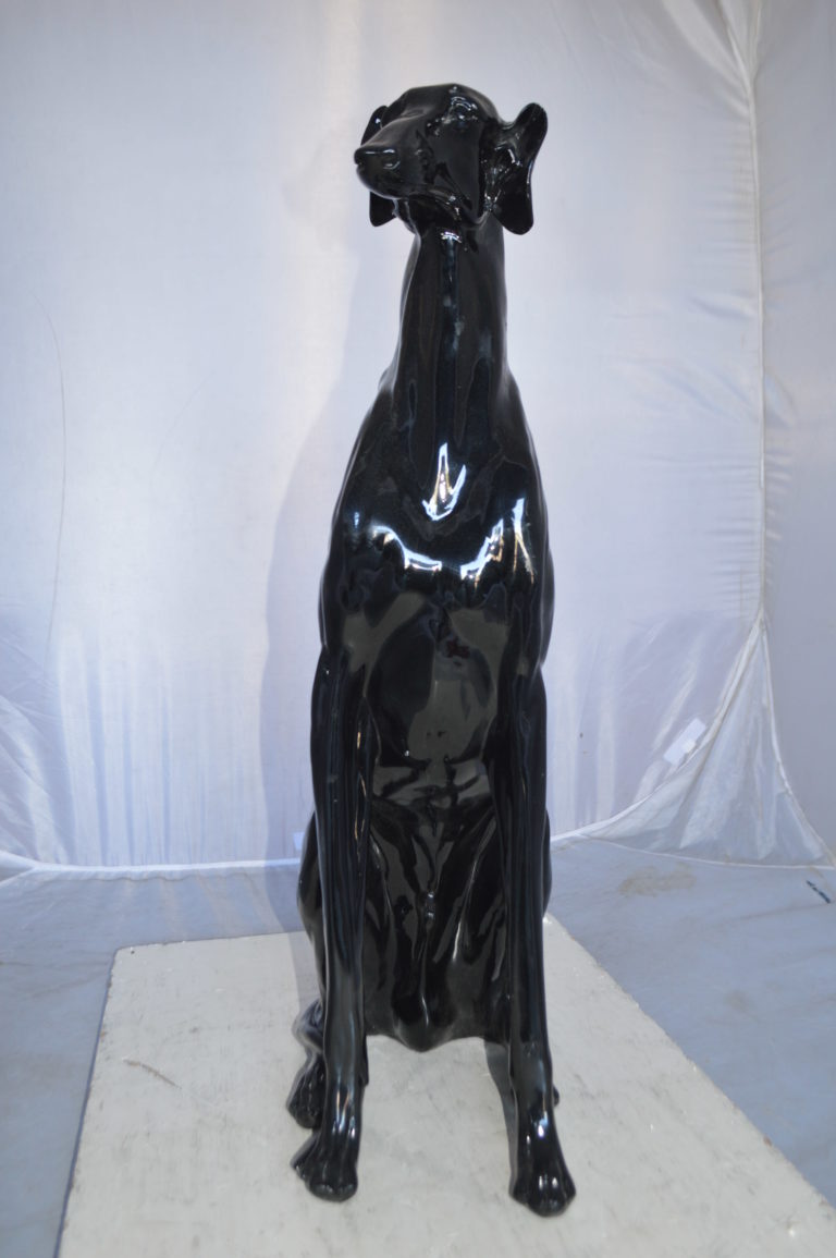large greyhound statue