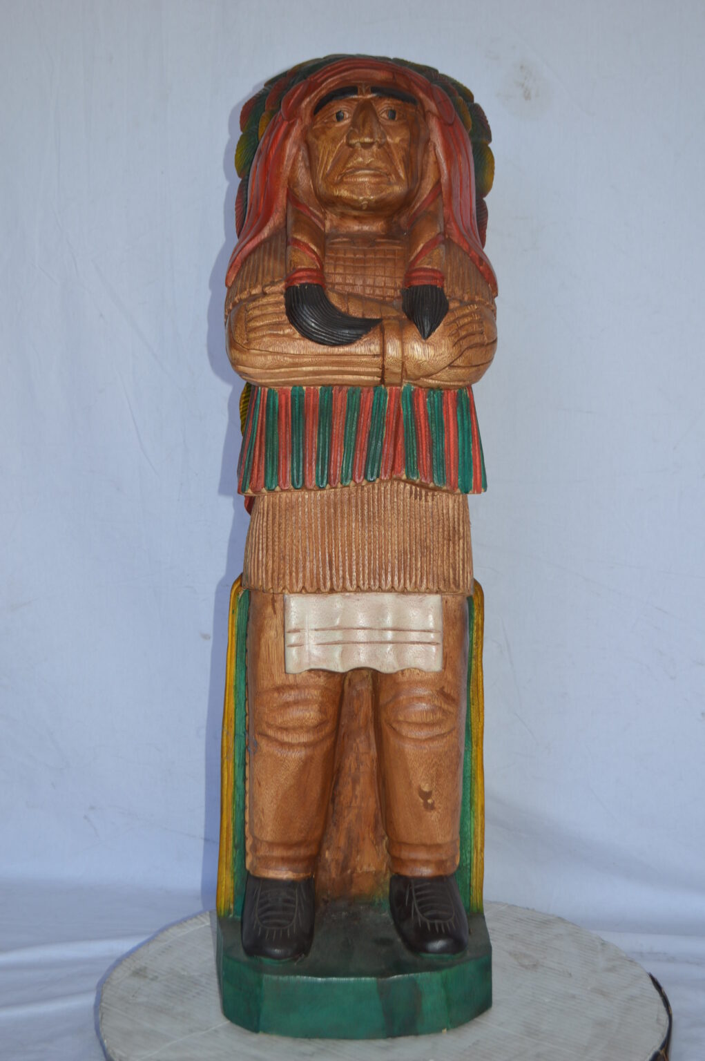 wooden indian statue for sale