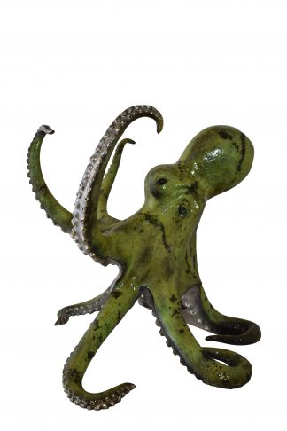 Large and Impressive Octopus Made of Bronze Statue Size: 33" x 34" x 29"H